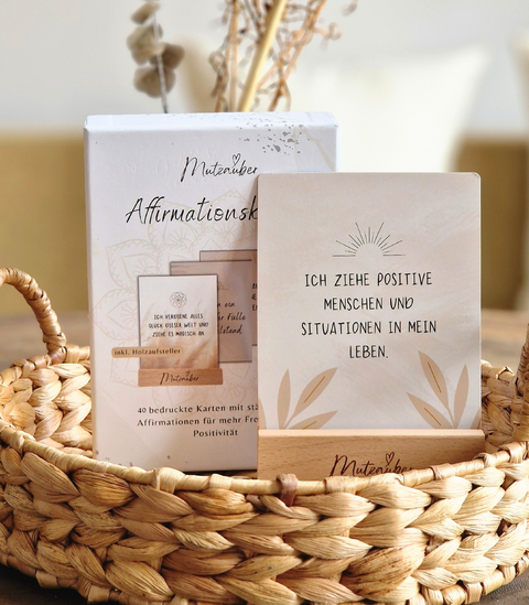 Mutzauber Affirmationskarten-Set "Freude & Positivit&auml;t"