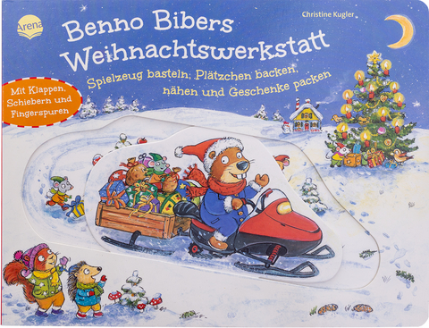 Benno Bibers Weihnachtswerkstatt. Spielzeug basteln, Pl&auml;tzchen backen, n&auml;hen und Geschenke packen - Christine Kugler