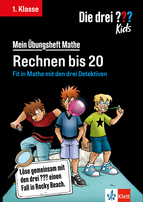 Die drei ??? Kids: Mein &Uuml;bungsheft Mathe 1. Klasse - Rechnen bis 20