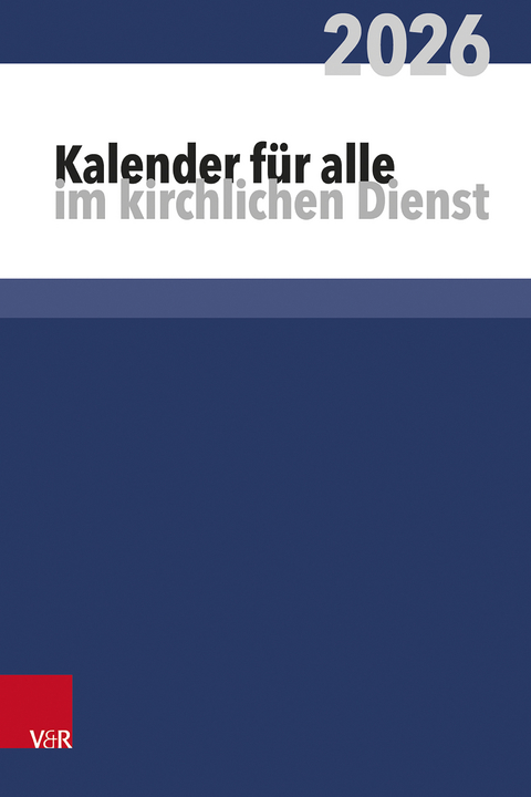 Kalender f&uuml;r alle im kirchlichen Dienst - 