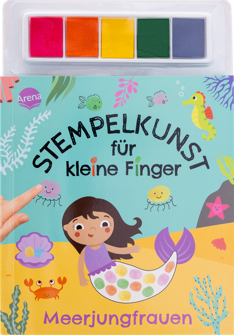 Stempelkunst f&uuml;r kleine Finger. Meerjungfrauen