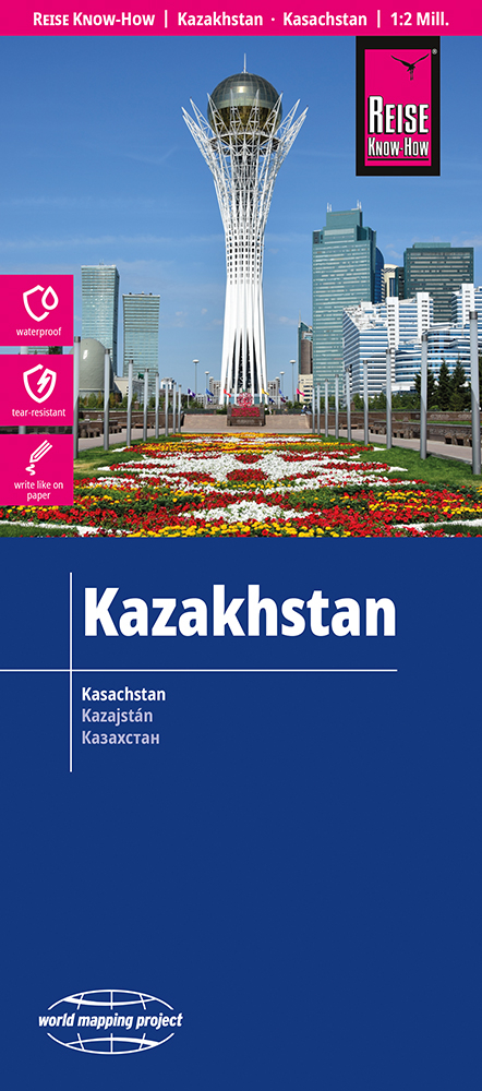 Reise Know-How Landkarte Kasachstan / Kazakhstan (1:2.000.000)