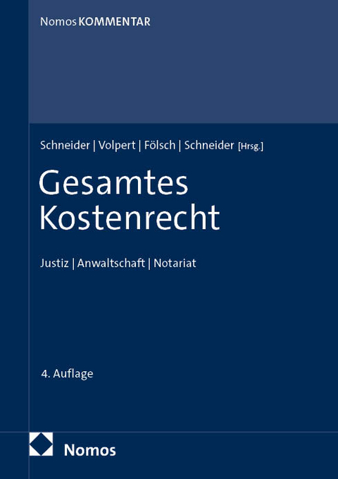 Gesamtes Kostenrecht - 
