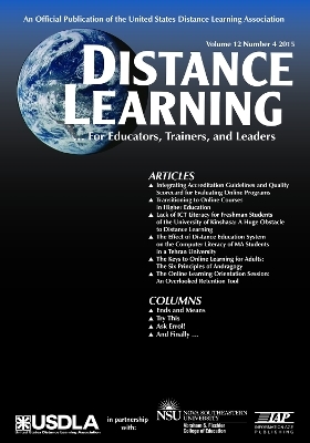 Distance Learning Magazine Vol 12 Issue 4