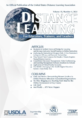 Distance Learning Vol 18 Issue 4 - 