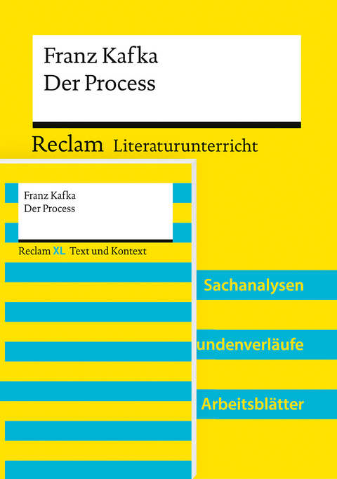 Paket f&uuml;r Lehrkr&auml;fte "Franz Kafka: Der Process" (Textausgabe und Lehrerband). 2 B&auml;nde eingeschwei&szlig;t - Franz Kafka, Barbara H&auml;ckl