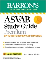 ASVAB Study Guide Premium: 6 Practice Tests  + Comprehensive Review + Online Practice - Duran, Terry L.