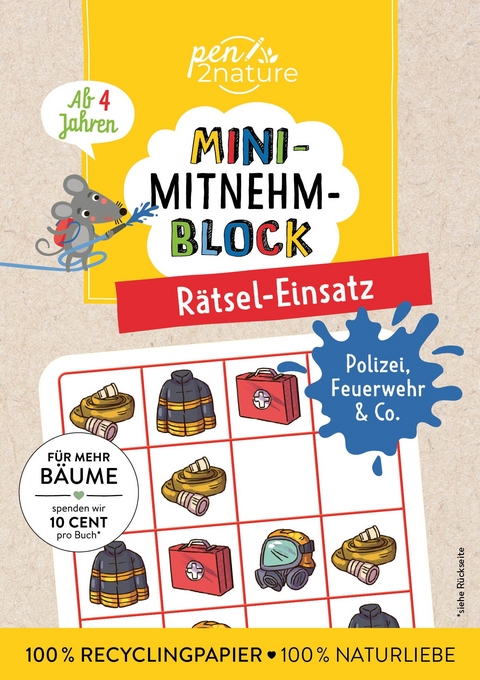 Mini-Mitnehm-Block R&auml;tsel-Einsatz