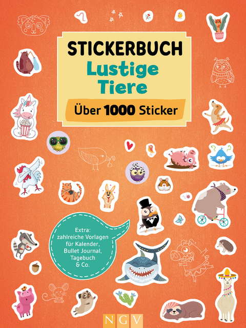 Stickerbuch Lustige Tiere I &Uuml;ber 1000 Sticker