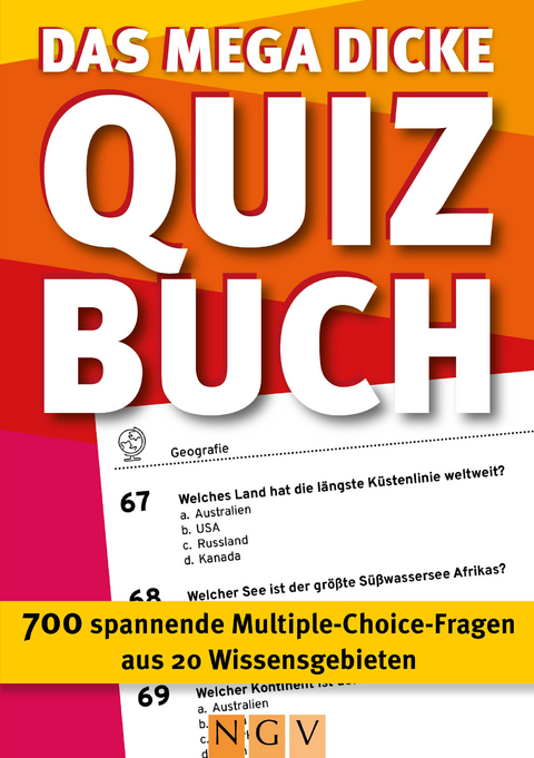 Das mega dicke Quizbuch (rot)