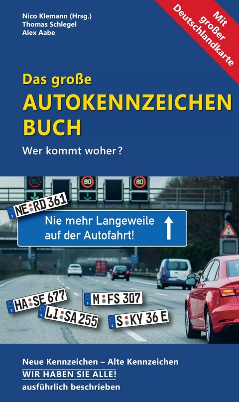 10er Pack: Das neue gro&szlig;e Autokennzeichen Buch - Thomas Schlegel