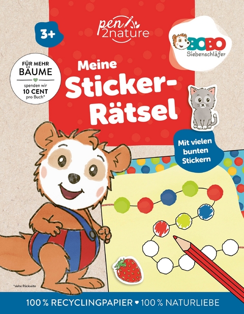Bobo Siebenschl&auml;fer - Meine Sticker-R&auml;tsel