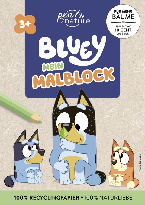 Bluey Mein Malblock