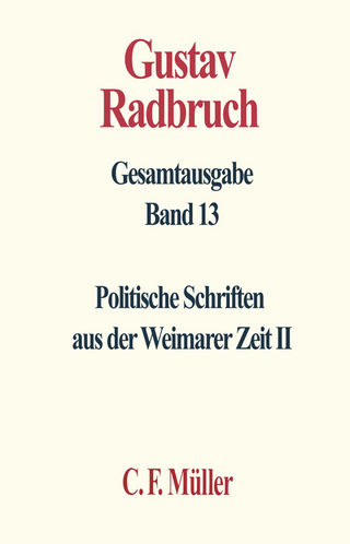 Gustav Radbruch Gesamtausgabe