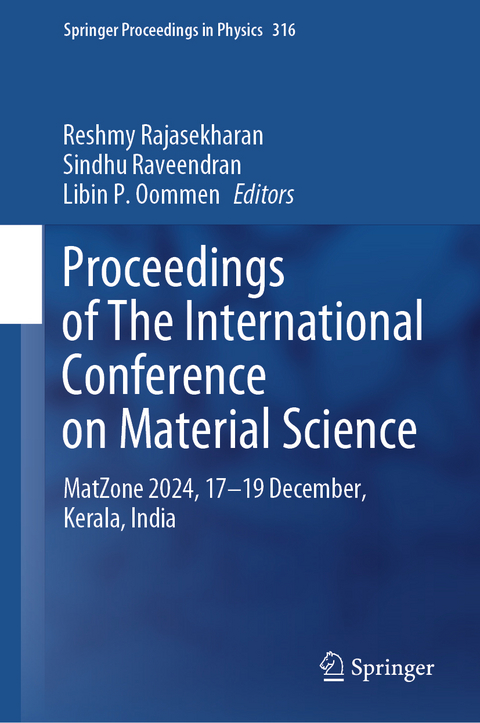 Proceedings of The International Conference on Material Science - 