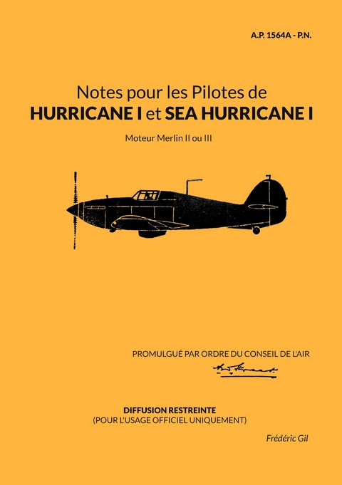 Notes pour les Pilotes de HURRICANE I et SEA HURRICANE I - Frédéric Gil