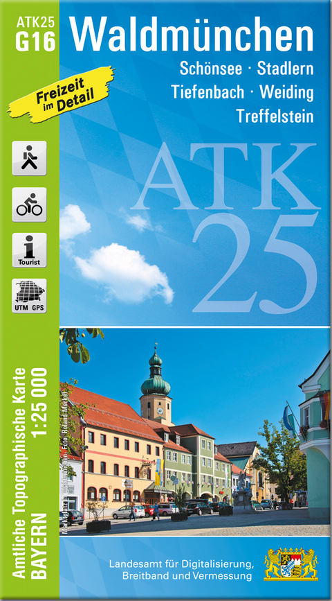 ATK25-G16 Waldm&uuml;nchen (Amtliche Topographische Karte 1:25000)