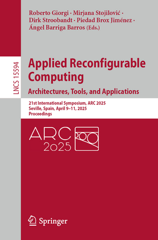 Applied Reconfigurable Computing. Architectures, Tools, and Applications