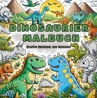 Malbuch für Jungen: Mein Urzeitliches Dinosaurier Malbuch!