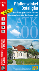 ATK100-17 Pfaffenwinkel, Ostallgäu (Amtliche Topographische Karte 1:100000) - 