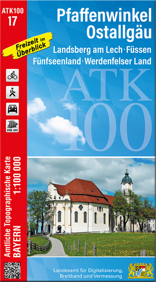 ATK100-17 Pfaffenwinkel, Ostallgäu (Amtliche Topographische Karte 1:100000)