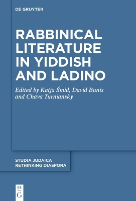Rabbinical Literature in Yiddish and Ladino