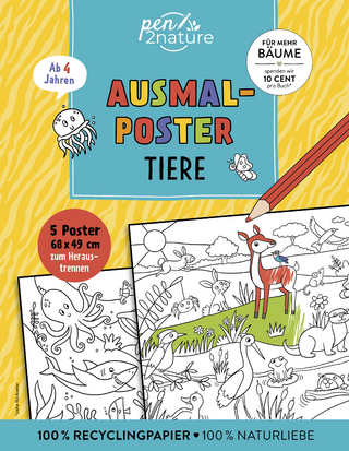 Ausmalposter Tiere