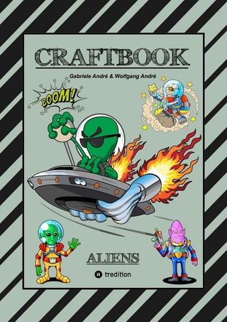 CRAFTBOOK - 100 SCIENCE FICTION MOTIVE - ALIEN - RAUMFAHRT - UFO - ASTRONAUTEN - KNIFFLIGE RÄTSEL - AUSSERIRDISCHE AUFGABEN - UNIVERSUM