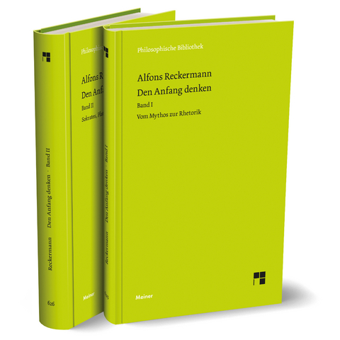 Den Anfang denken B&auml;nde I-II (Set) - Alfons Reckermann