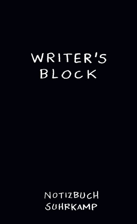 Notizbuch »Writer's Block«