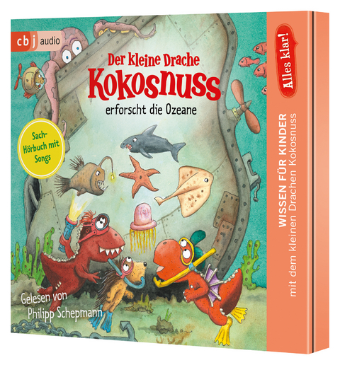 Alles klar! Der kleine Drache Kokosnuss erforscht die Ozeane - Ingo Siegner