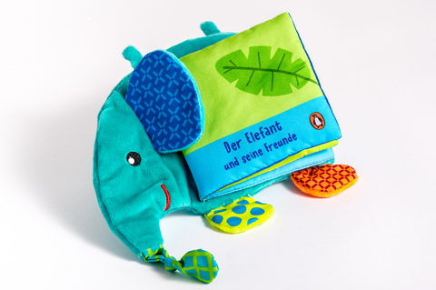 Mein Kuschel-Knisterbuch &ndash; Der Elefant und seine Freunde - - Francesca Ferri