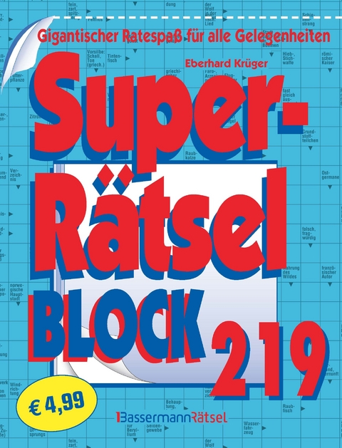 Superr&auml;tselblock 219 (5 Exemplare &agrave; 4,99 &euro;) - Eberhard Kr&uuml;ger