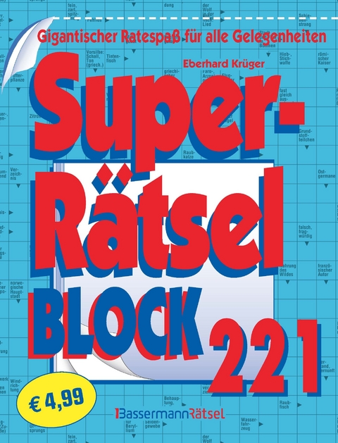 Superr&auml;tselblock 221 - Eberhard Kr&uuml;ger