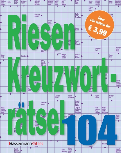 Riesen-Kreuzwortr&auml;tsel 104 - Eberhard Kr&uuml;ger