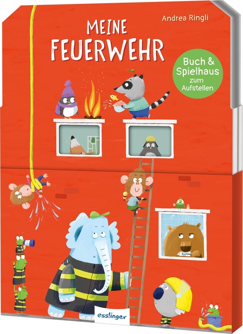 Buch & Spielhaus zum Aufstellen: Meine Feuerwehr