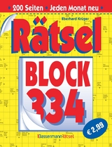 R&auml;tselblock 334 (5 Exemplare &agrave; 2,99 &euro;) - Eberhard Kr&uuml;ger