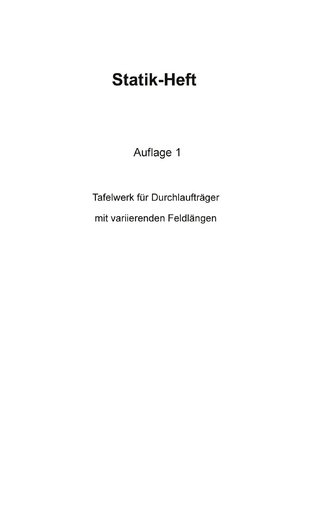 Statik-Heft