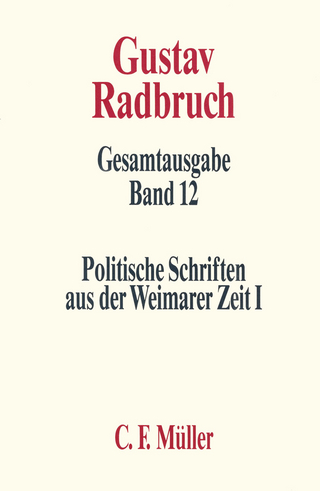 Gustav Radbruch Gesamtausgabe