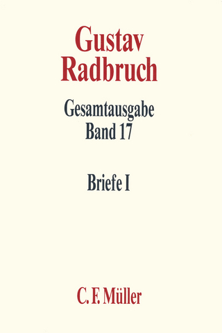 Gustav Radbruch Gesamtausgabe