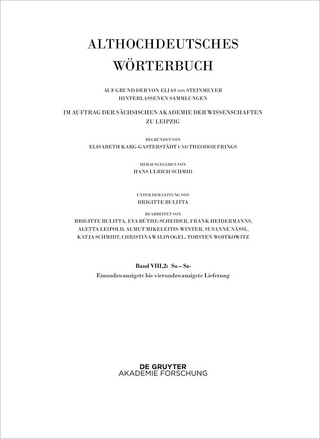 Band VIII,2: So – Sz- 21.-24. Lieferung
