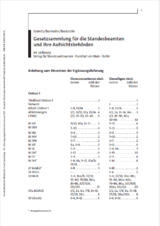 Gesetzsammlung f&uuml;r die Standesbeamten und ihre Aufsichtsbeh&ouml;rden - 
