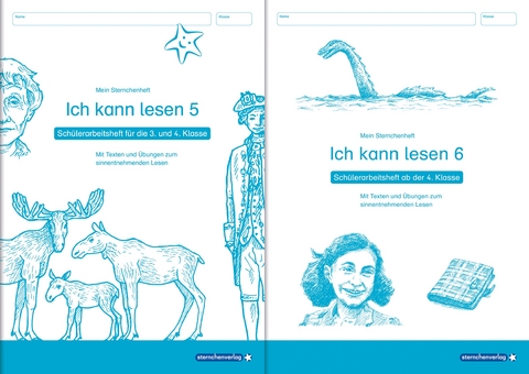 Ich kann lesen 5 und 6 - im Set - 2 Sch&uuml;lerarbeitshefte 3. und 4. Klasse - Katrin Langhans