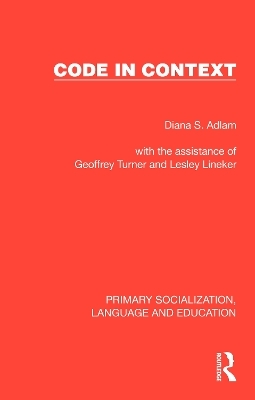 Code in Context - Diana S. Adlam
