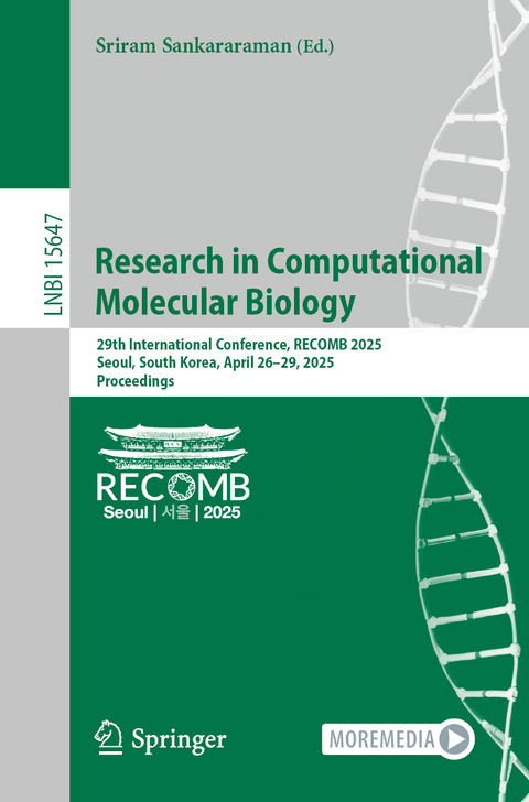 Research in Computational Molecular Biology - 
