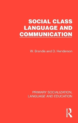 Social Class, Language and Communication