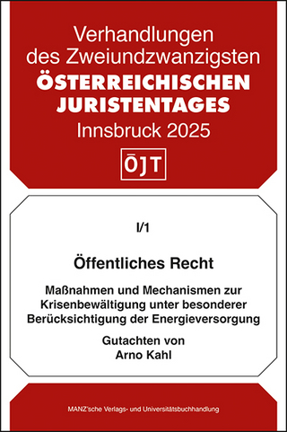 Öffentliches Recht Maßnahmen und Mechanismen zur Krisenbewältigung