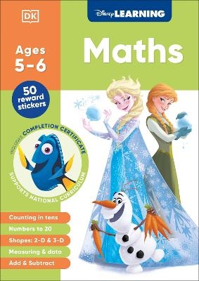 Disney Learning Maths (Ages 5-6) -  Dk