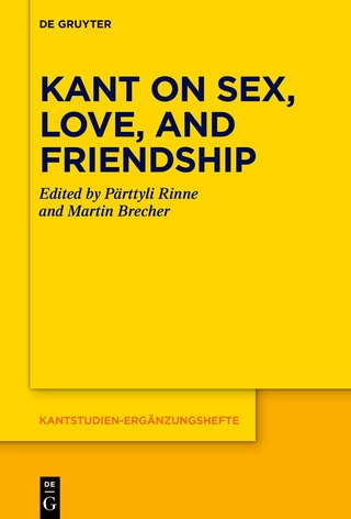 Kant on sex, love, and friendship