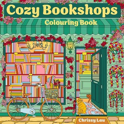 Cozy Bookshops: Colouring Book